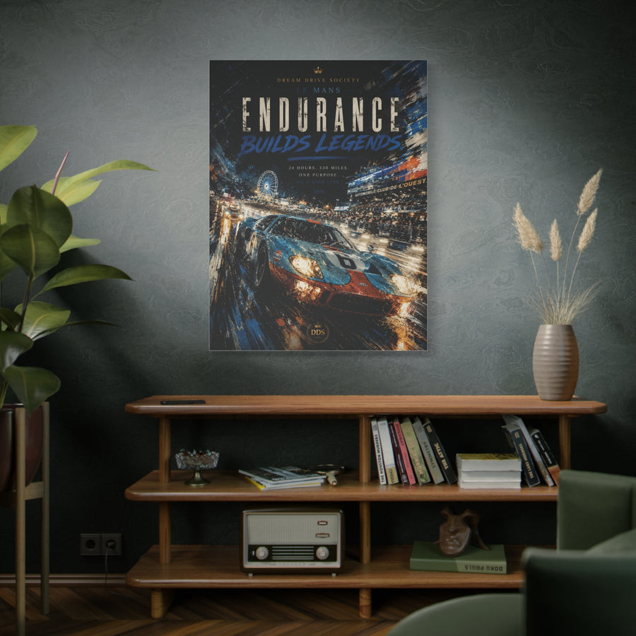 Endurance Builds Legends Racing Canvas Print