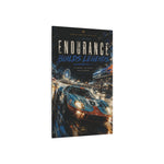Endurance Builds Legends Metal Sign — Vintage Racing Car Wall Art