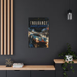 Endurance Builds Legends Metal Sign — Vintage Racing Car Wall Art