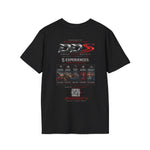 Braeden DDS T-Shirt | Racing Shield Emblem, Back Print Experience Cards