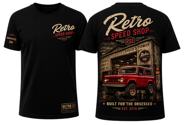 Retro Speed Shop Bronco Heritage Tee