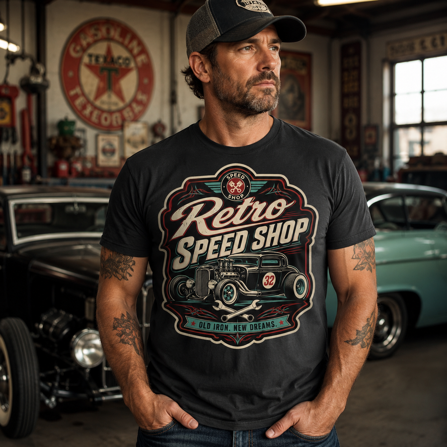 DDS Retro Speed Shop Tee