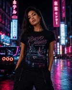 Tokyo Nights Skyline Tee